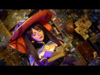 genshin mona cosplay cinematic